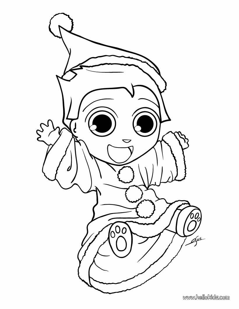 90 Elf Movie Coloring Pages 85