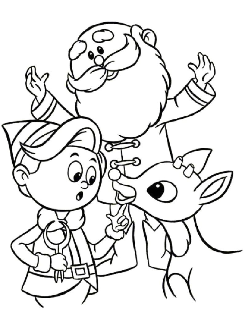 90 Elf Movie Coloring Pages 9