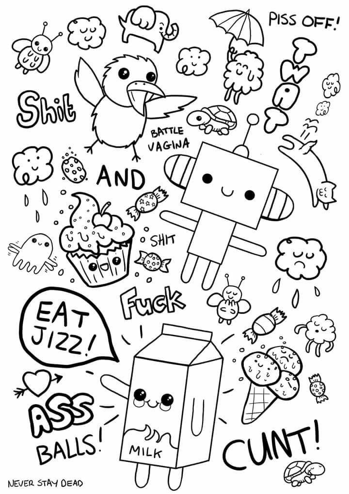 Printable 56 Cute Coloring Pages Aesthetic 30