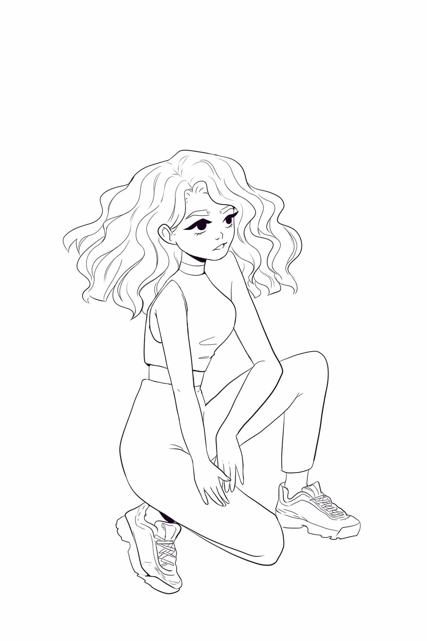 Printable 56 Cute Coloring Pages Aesthetic 8