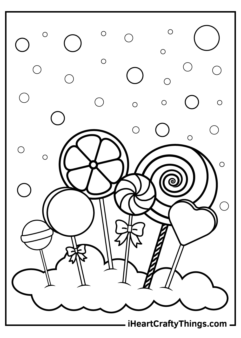 45 Cute Candy Coloring Pages 2