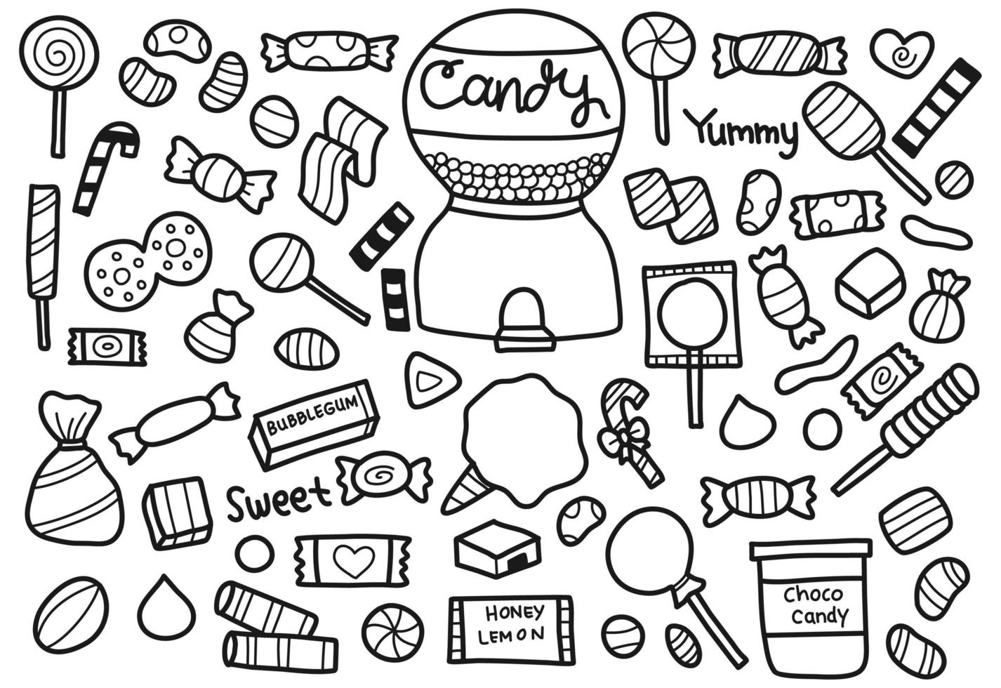 45 Cute Candy Coloring Pages 22