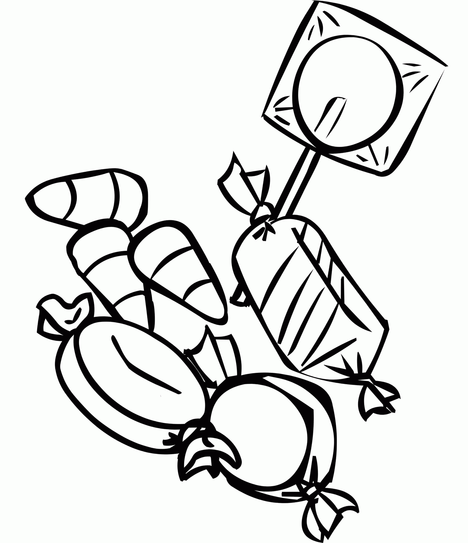 45 Cute Candy Coloring Pages 25