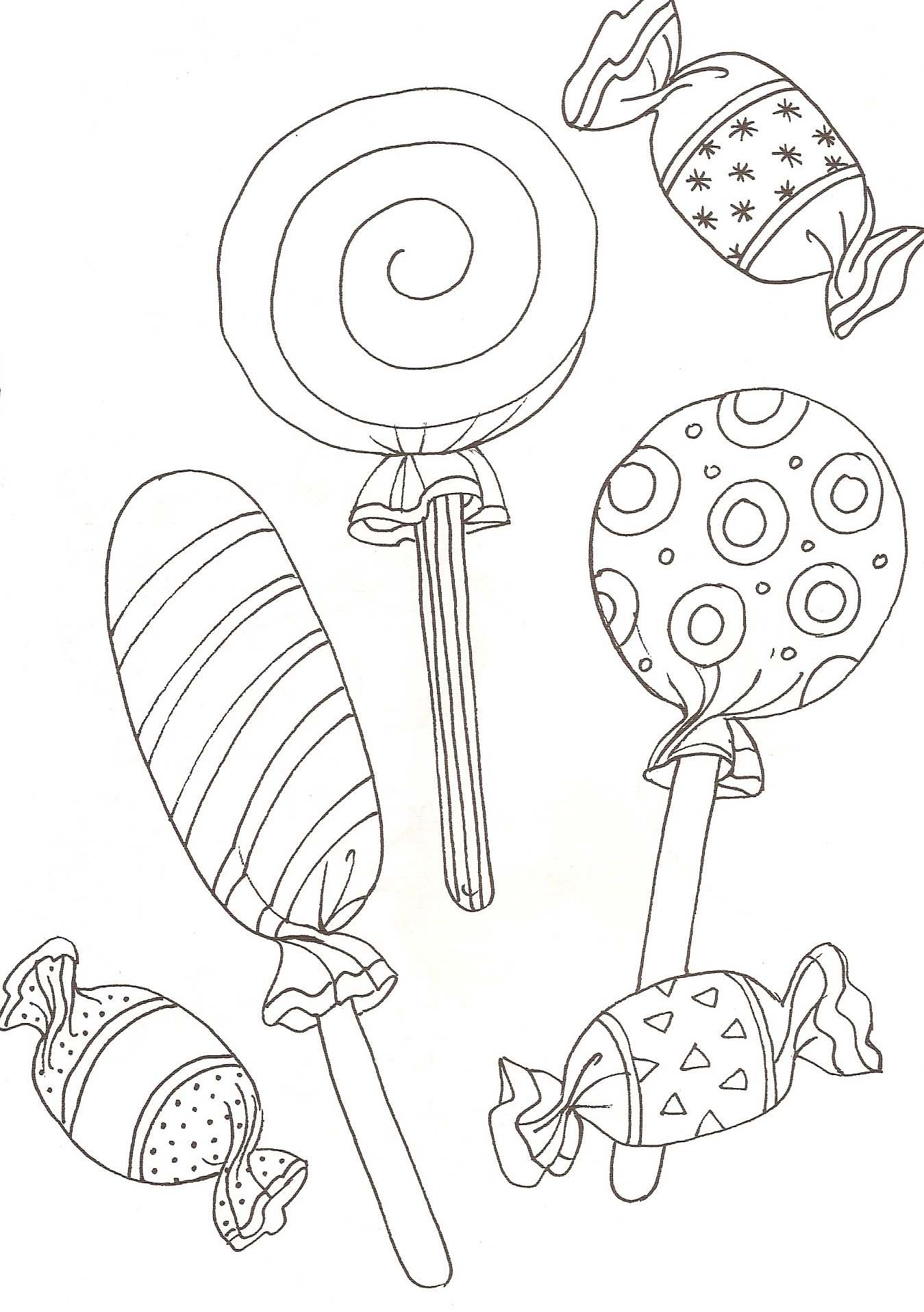 45 Cute Candy Coloring Pages 3