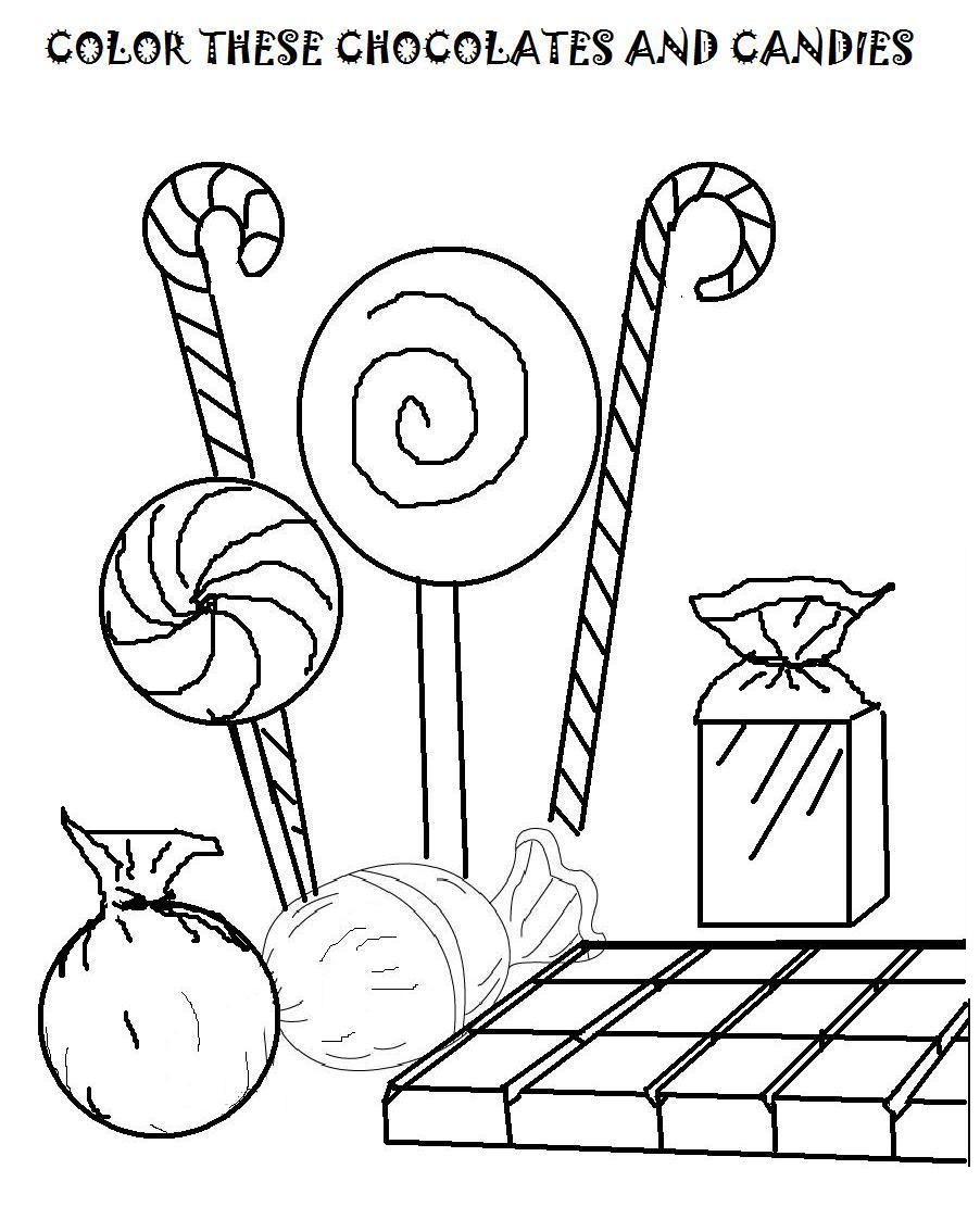 45 Cute Candy Coloring Pages 30
