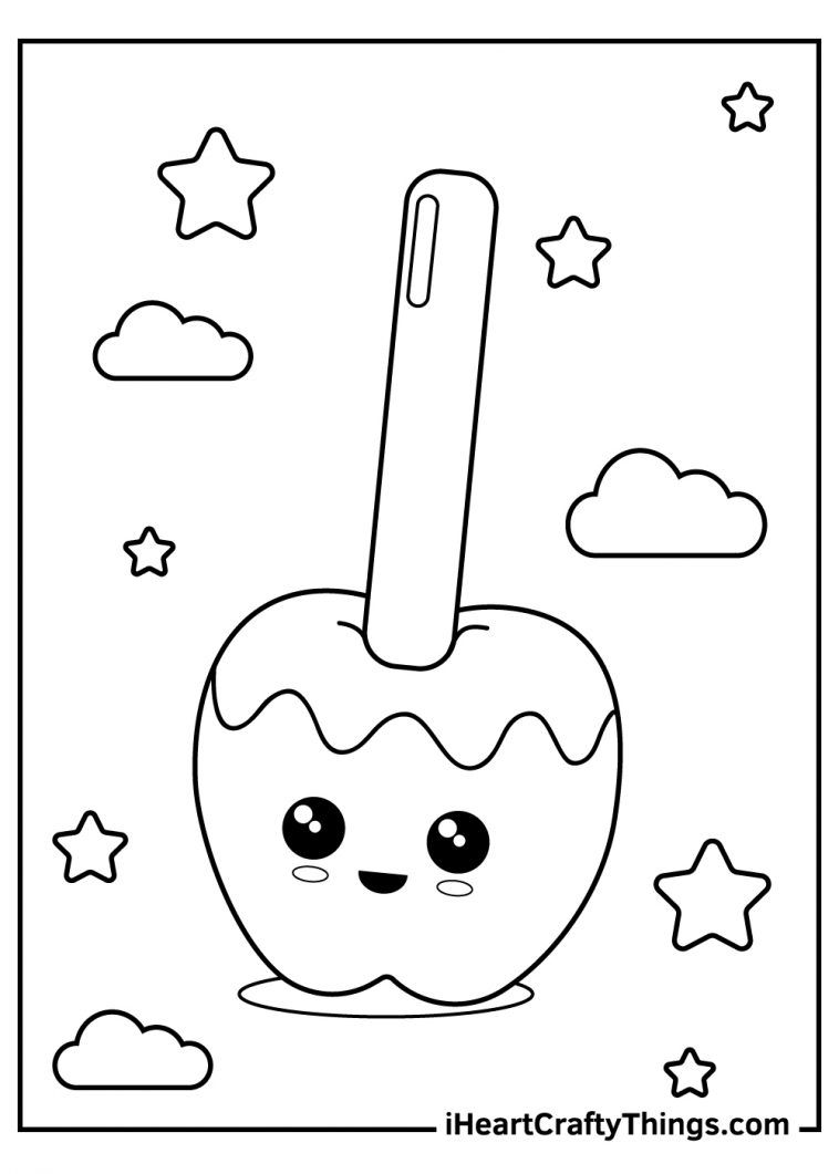 45 Cute Candy Coloring Pages 34