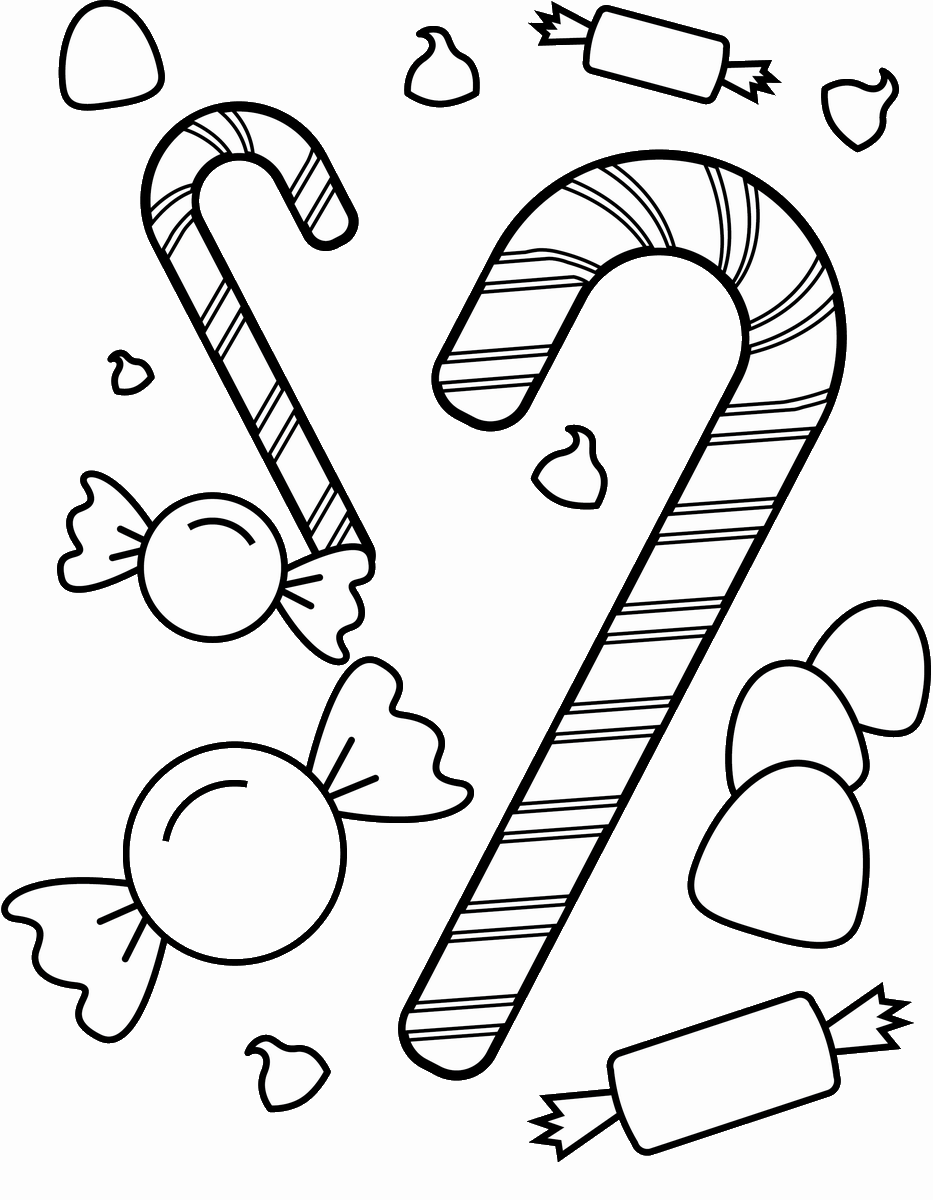 45 Cute Candy Coloring Pages 35