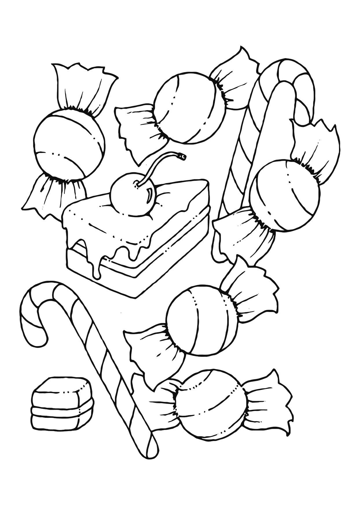 45 Cute Candy Coloring Pages 38