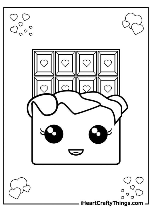 45 Cute Candy Coloring Pages 40