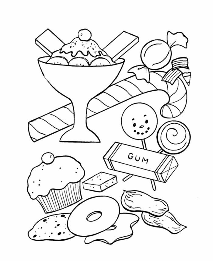45 Cute Candy Coloring Pages 42