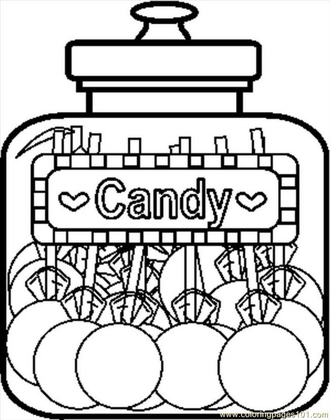 45 Cute Candy Coloring Pages 44
