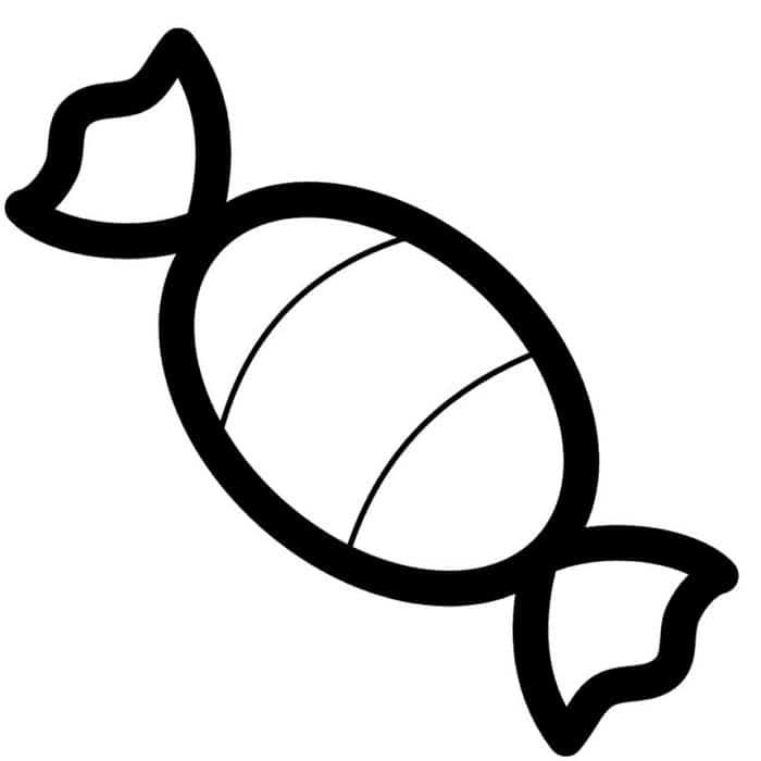 45 Cute Candy Coloring Pages 45