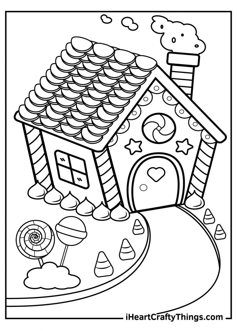 45 Cute Candy Coloring Pages 47