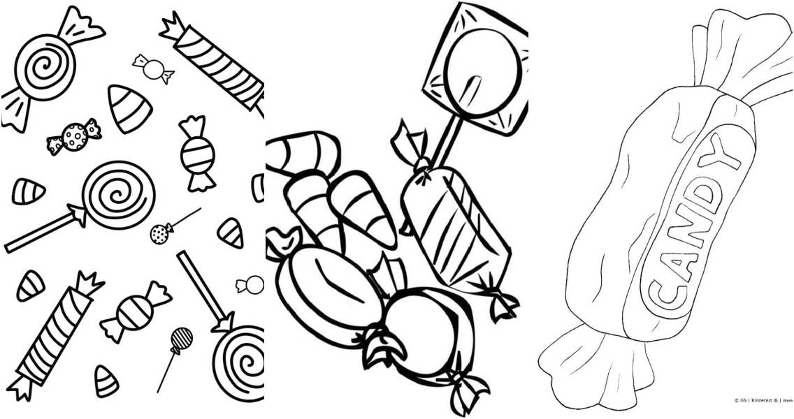 45 Cute Candy Coloring Pages 48