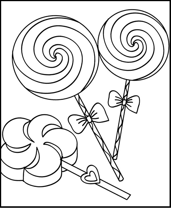 45 Cute Candy Coloring Pages 49