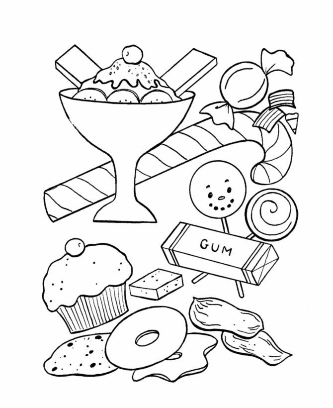 45 Cute Candy Coloring Pages 5
