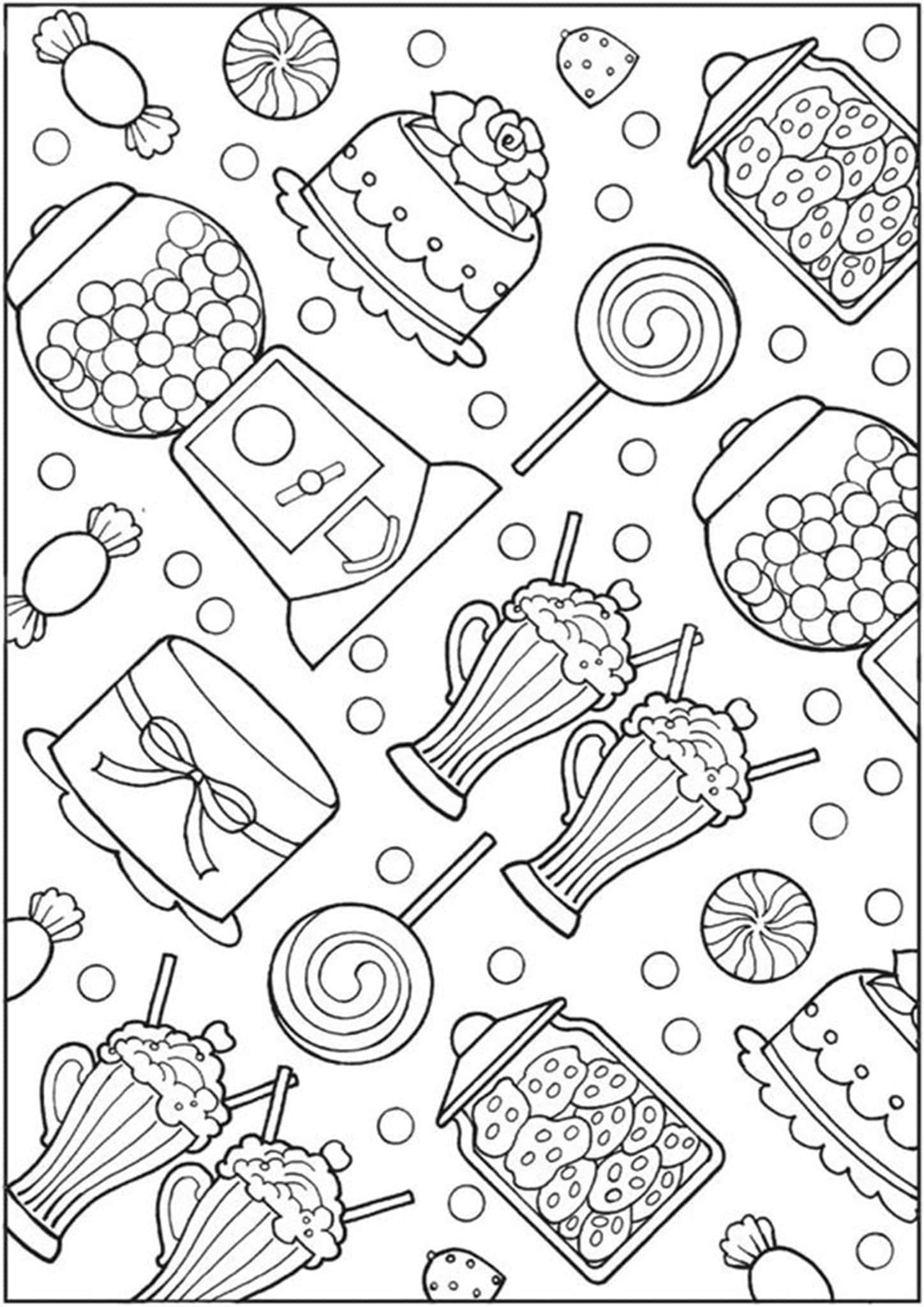 45 Cute Candy Coloring Pages 58