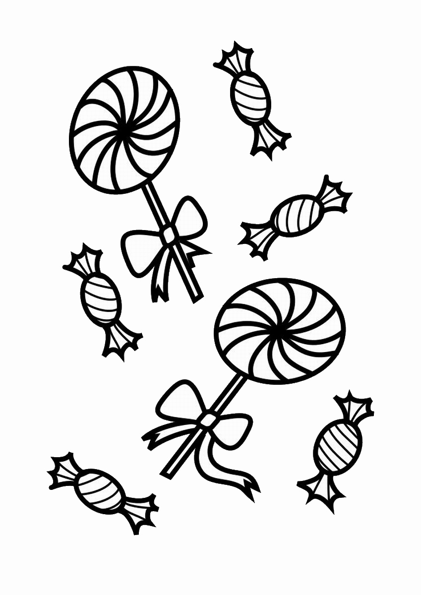 45 Cute Candy Coloring Pages 59