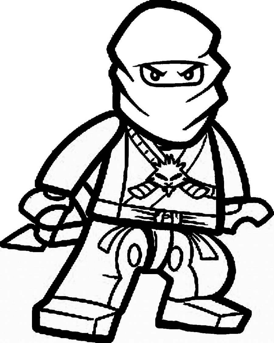 45 Ninja Kids Coloring Pages 1