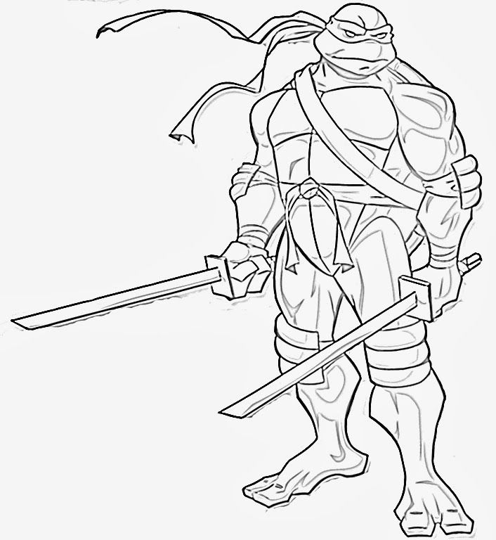 45 Ninja Kids Coloring Pages 21