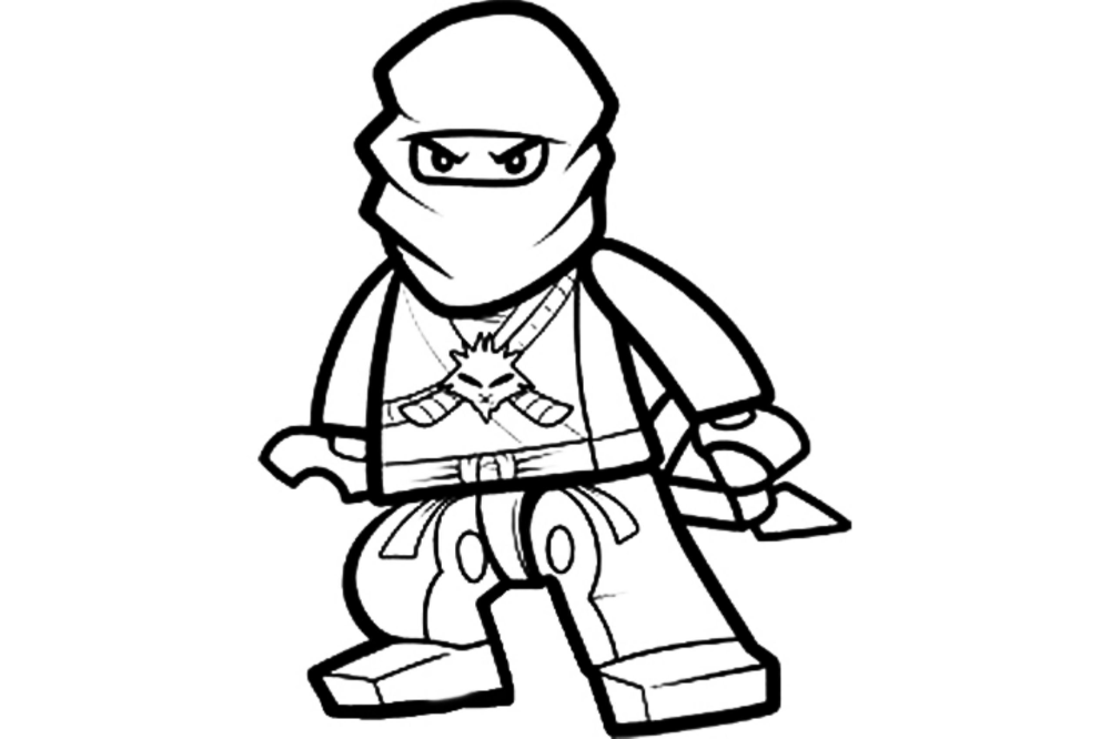 45 Ninja Kids Coloring Pages 35