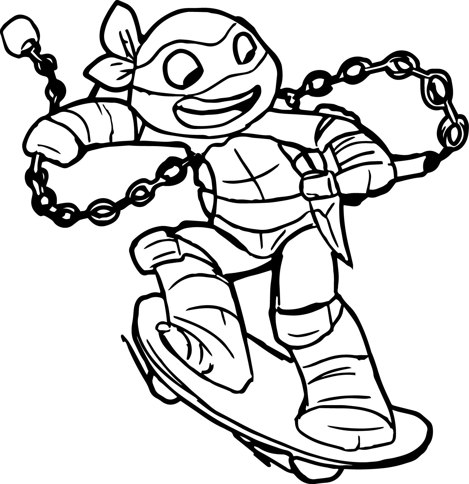 45 Ninja Kids Coloring Pages 37