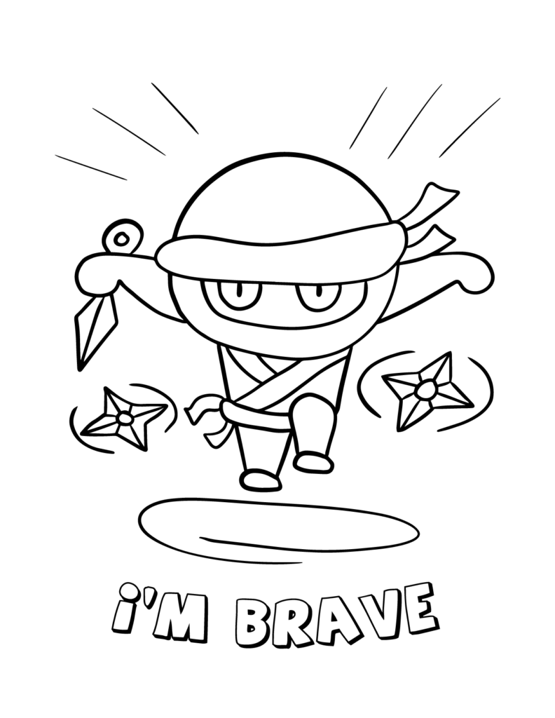 45 Ninja Kids Coloring Pages 51