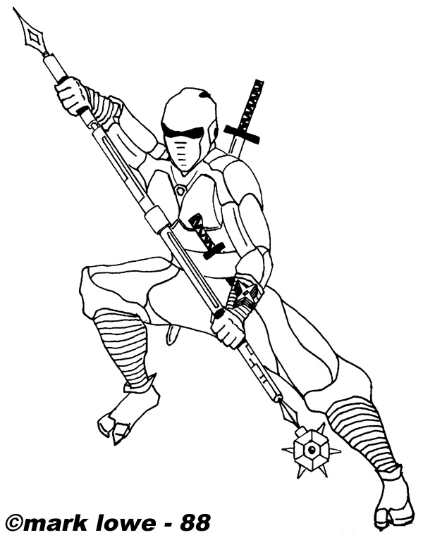 45 Ninja Kids Coloring Pages 52