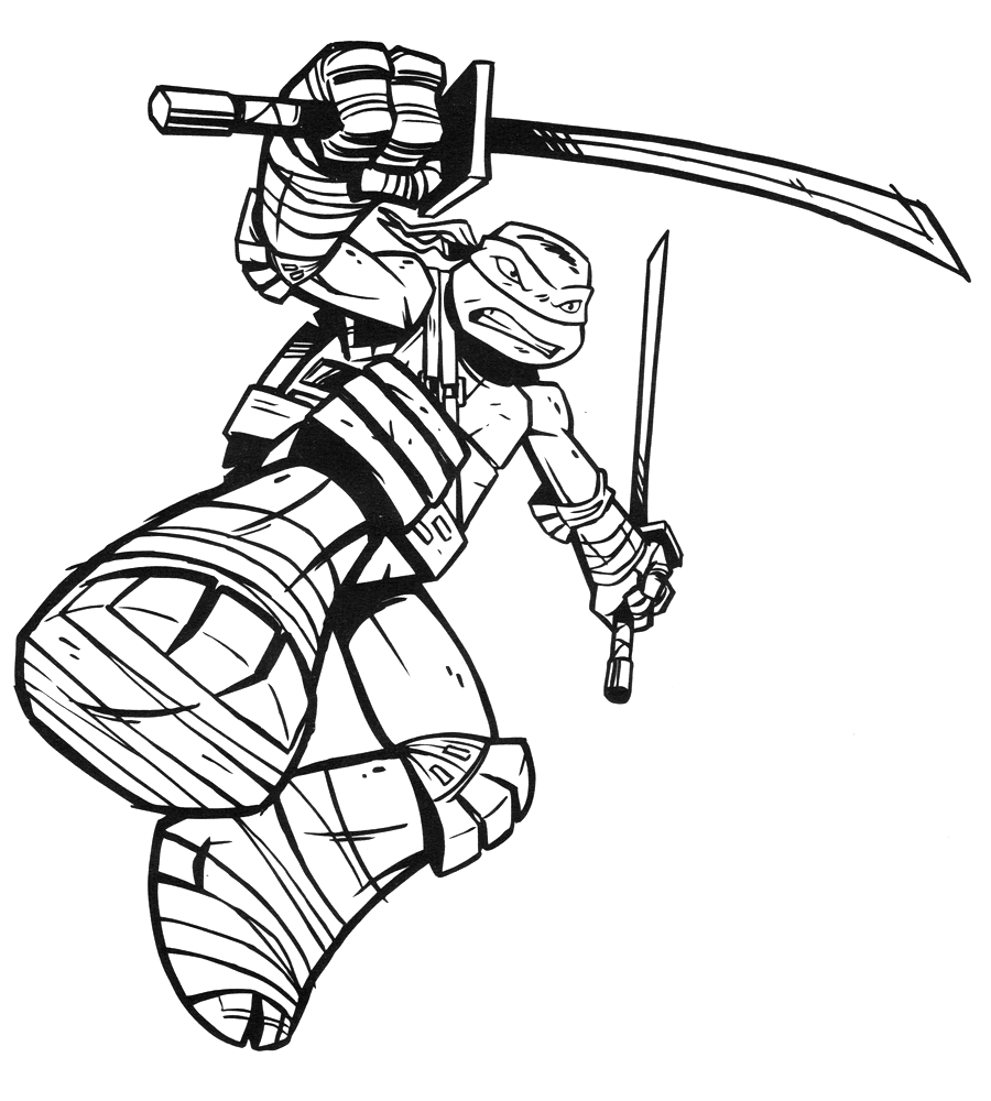 45 Ninja Kids Coloring Pages 53