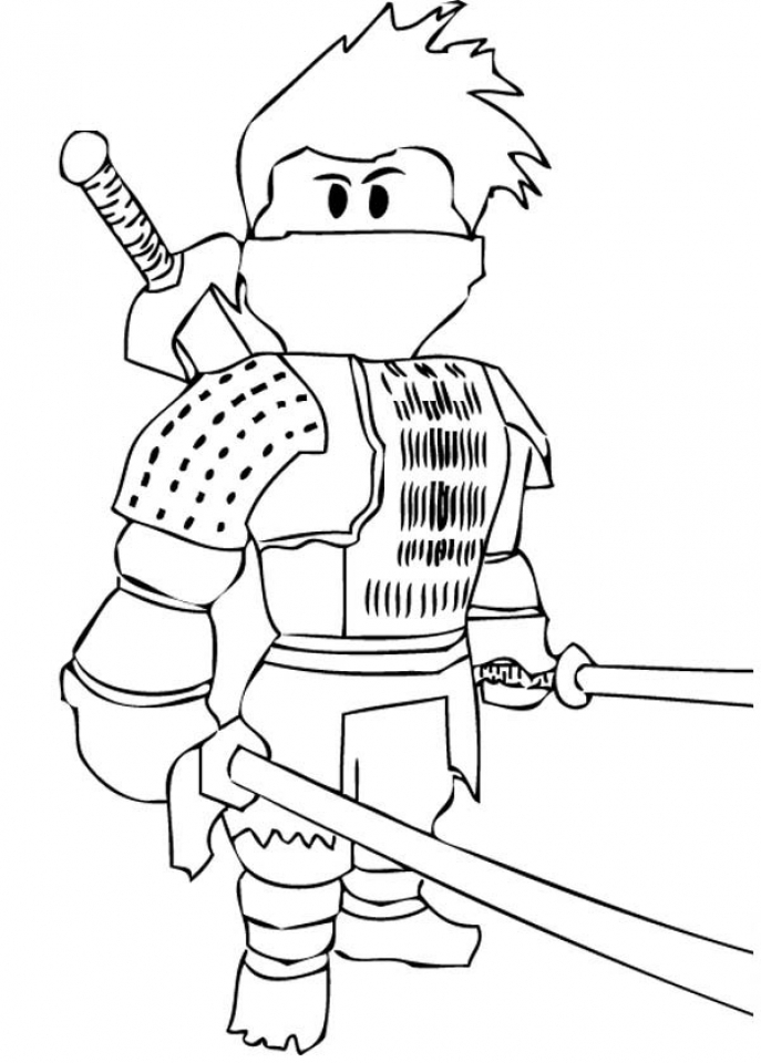 45 Ninja Kids Coloring Pages 57