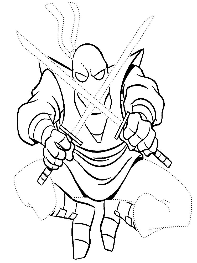45 Ninja Kids Coloring Pages 65