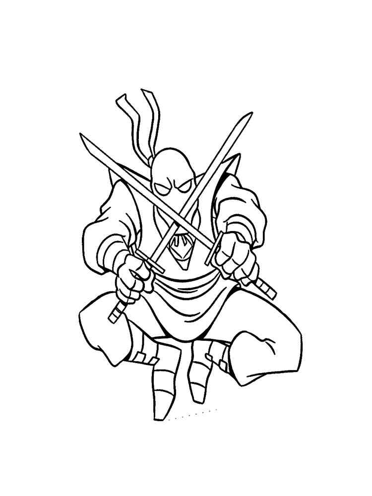 45 Ninja Kids Coloring Pages 68
