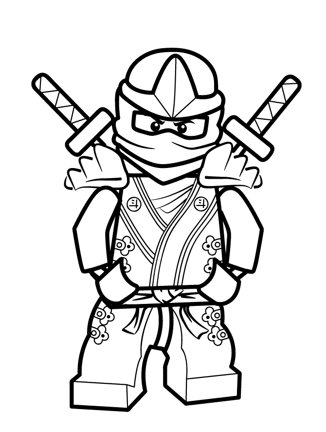 45 Ninja Kids Coloring Pages 8