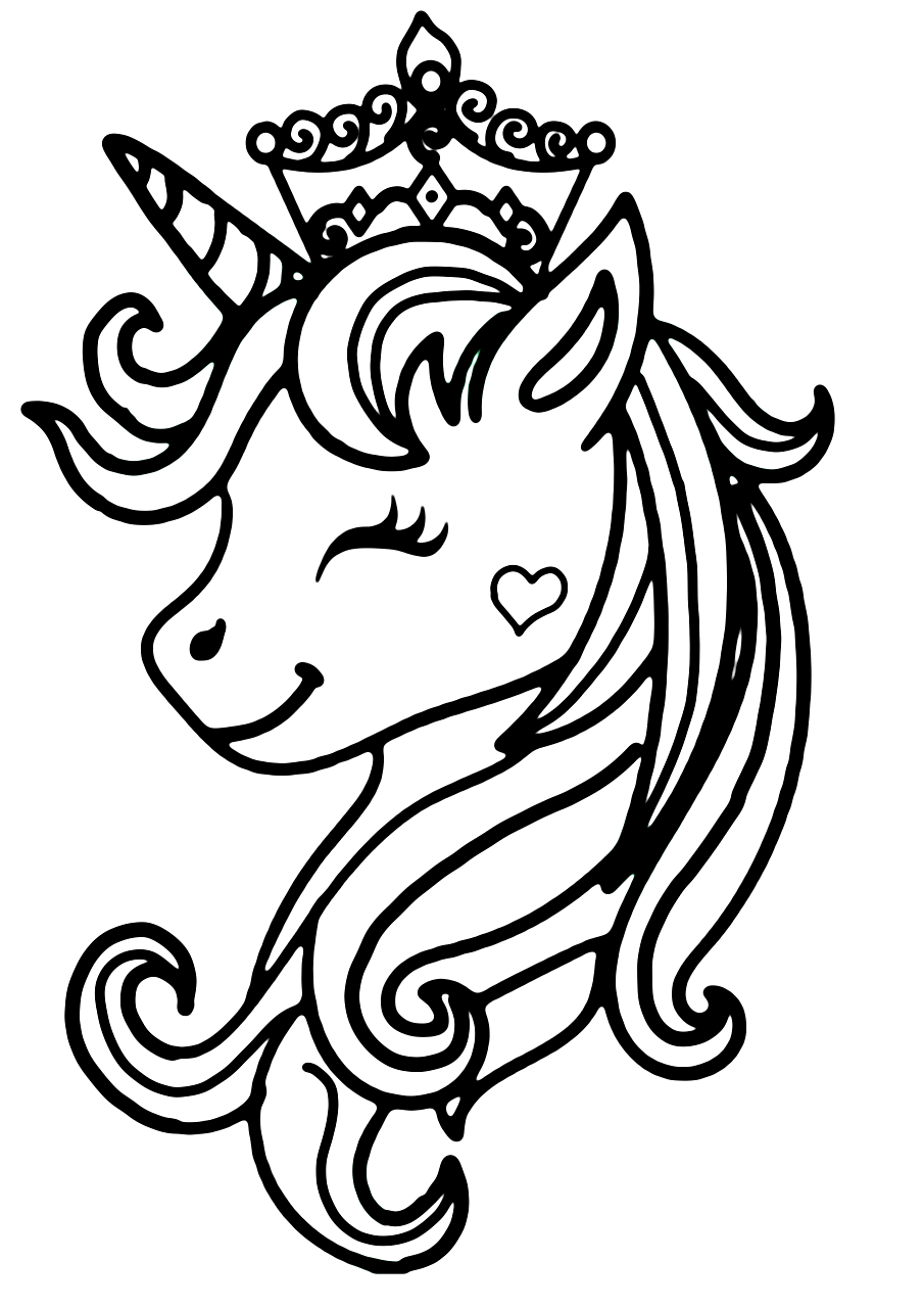 45 Princess Unicorn Coloring Page 28