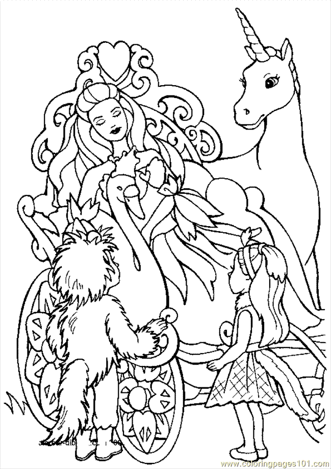 45 Princess Unicorn Coloring Page 54
