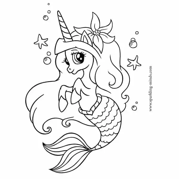 45 Princess Unicorn Coloring Page 58