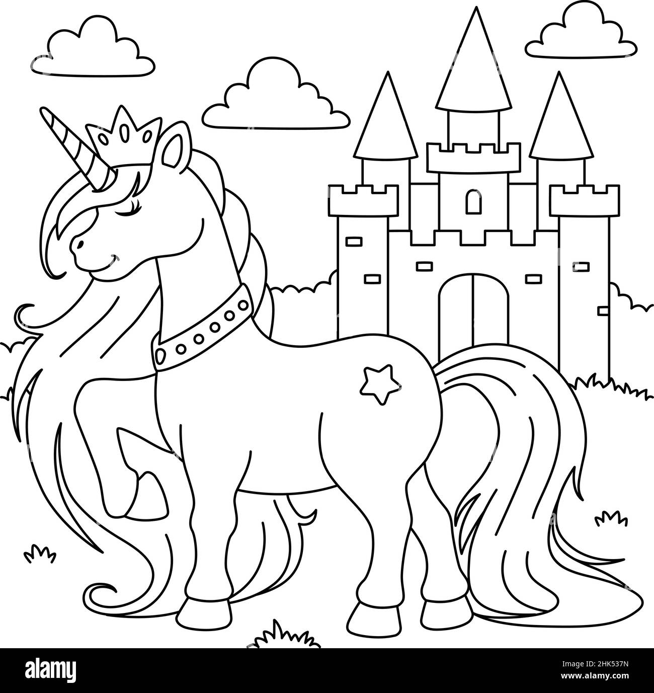 45 Princess Unicorn Coloring Page 69