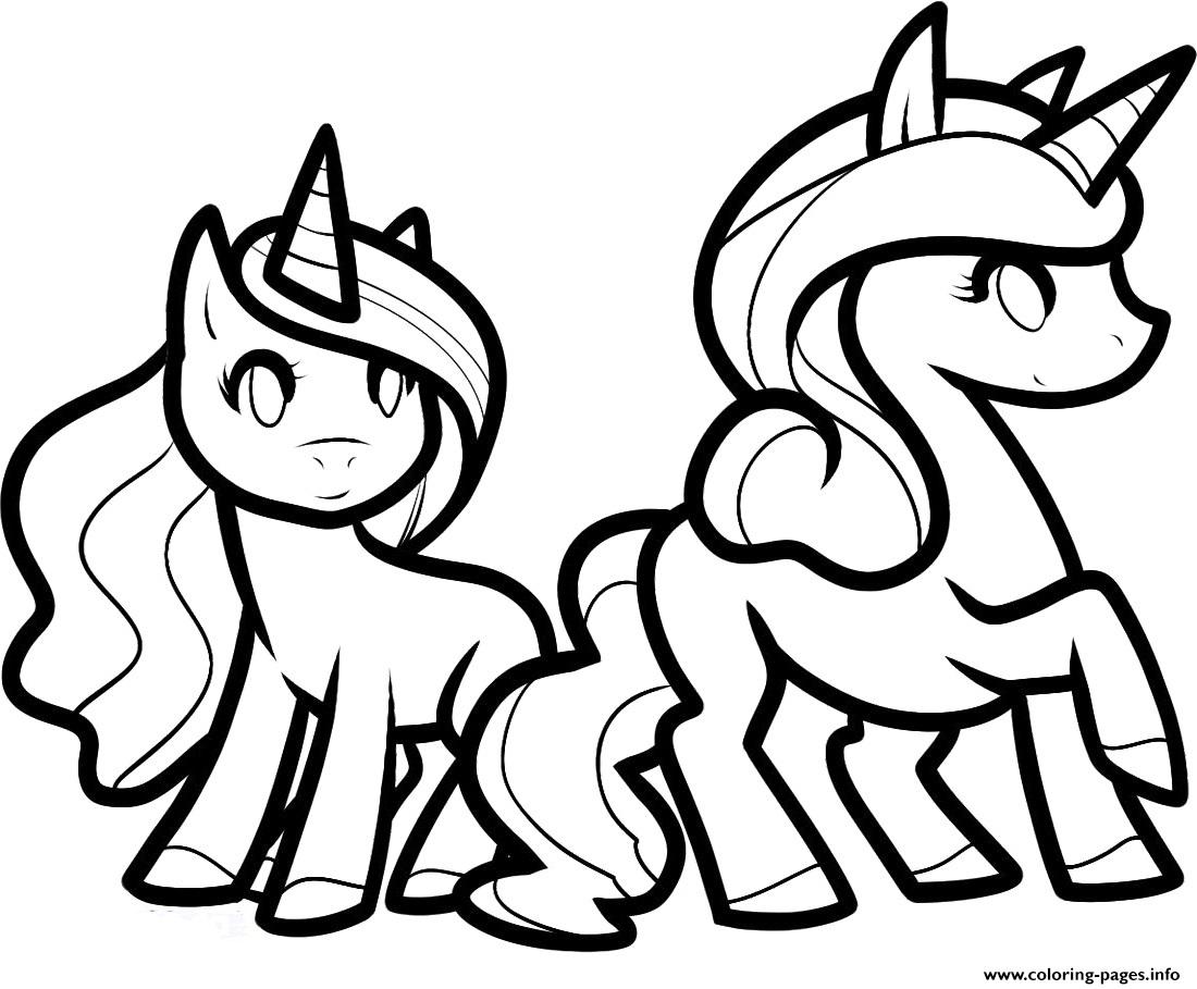 45 Printable Unicorn Princess Coloring Page 15