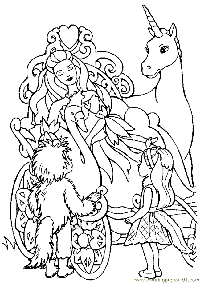 45 Printable Unicorn Princess Coloring Page 34