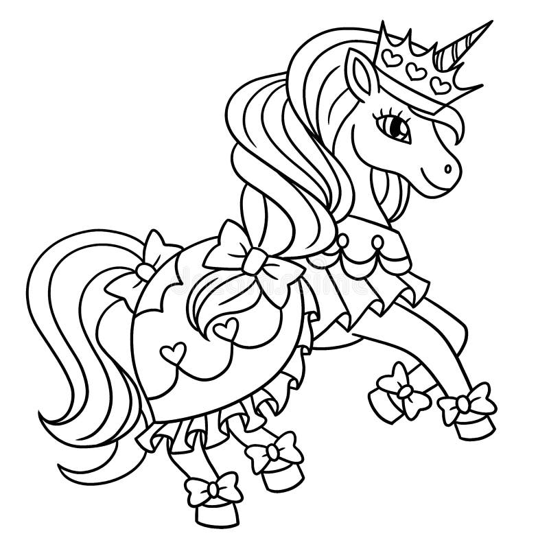 45 Printable Unicorn Princess Coloring Page 42