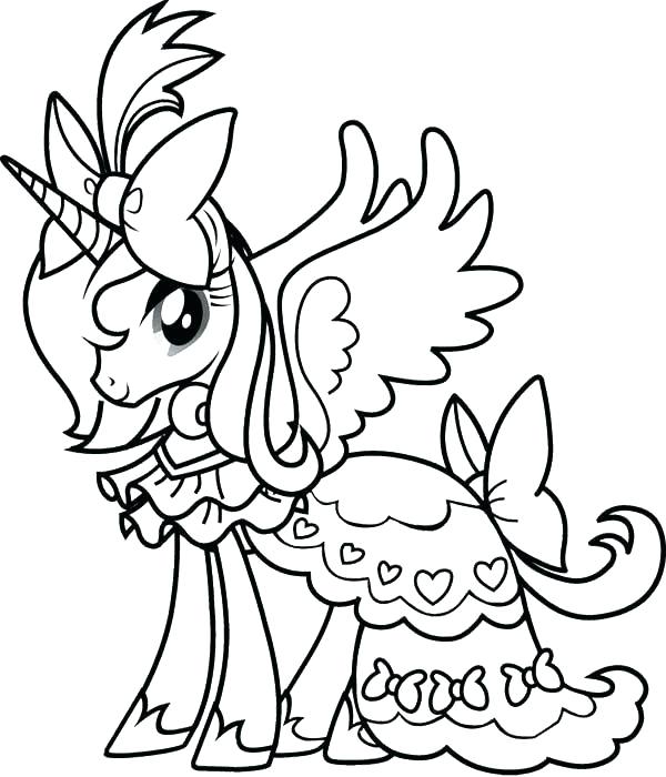 45 Printable Unicorn Princess Coloring Page 49