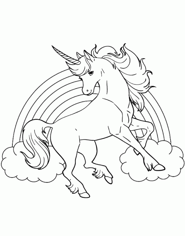 45 Printable Unicorn Princess Coloring Page 50