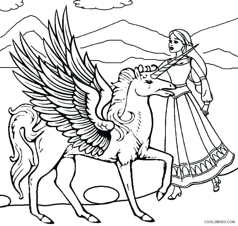 45 Printable Unicorn Princess Coloring Page 65