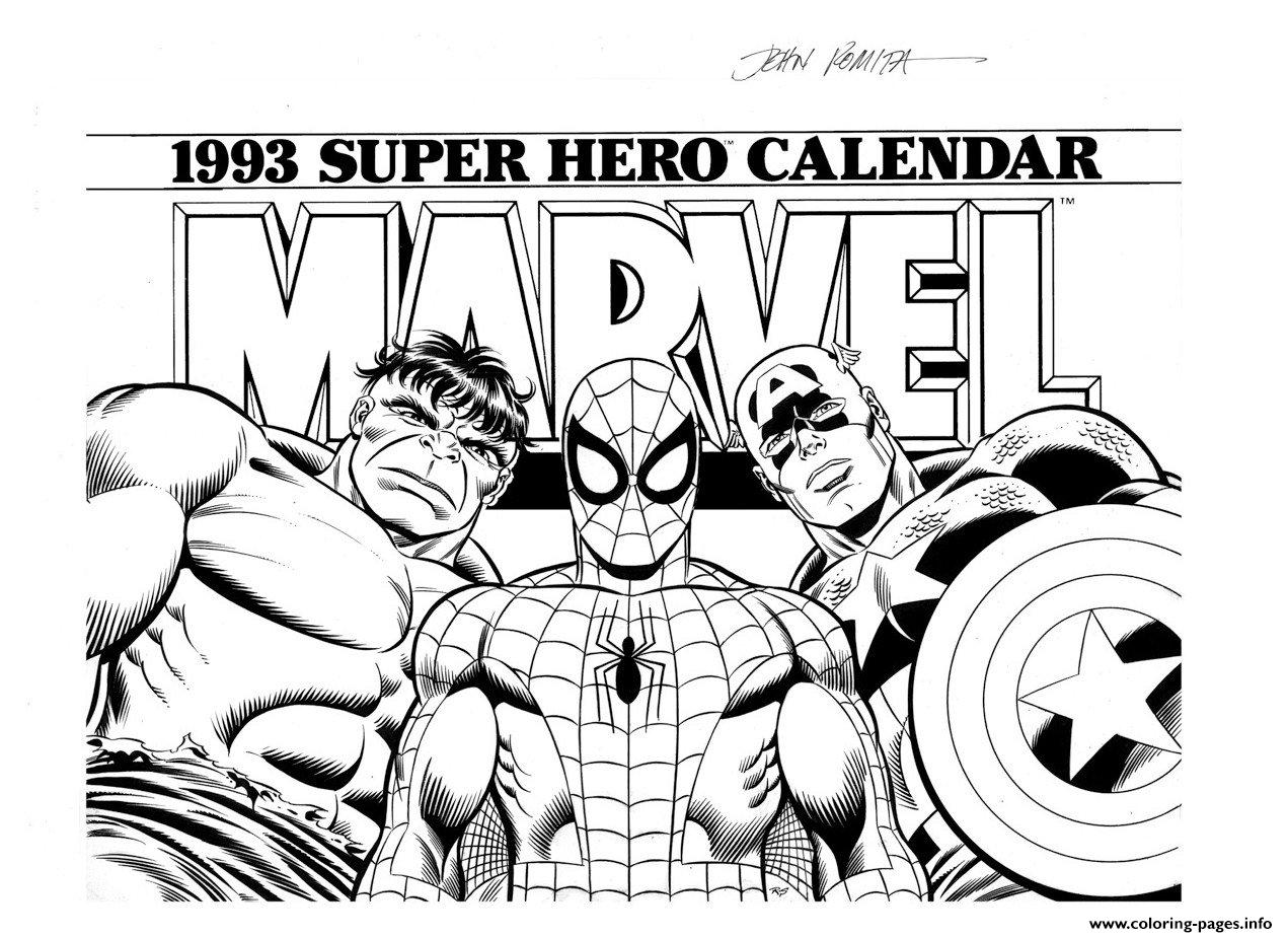 50 Adult Coloring Books Marvel 29