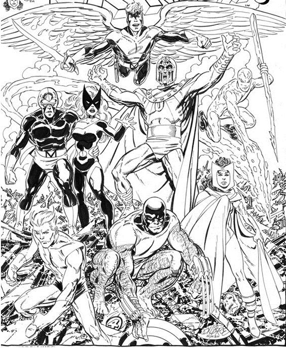 50 Adult Marvel Coloring Books 18