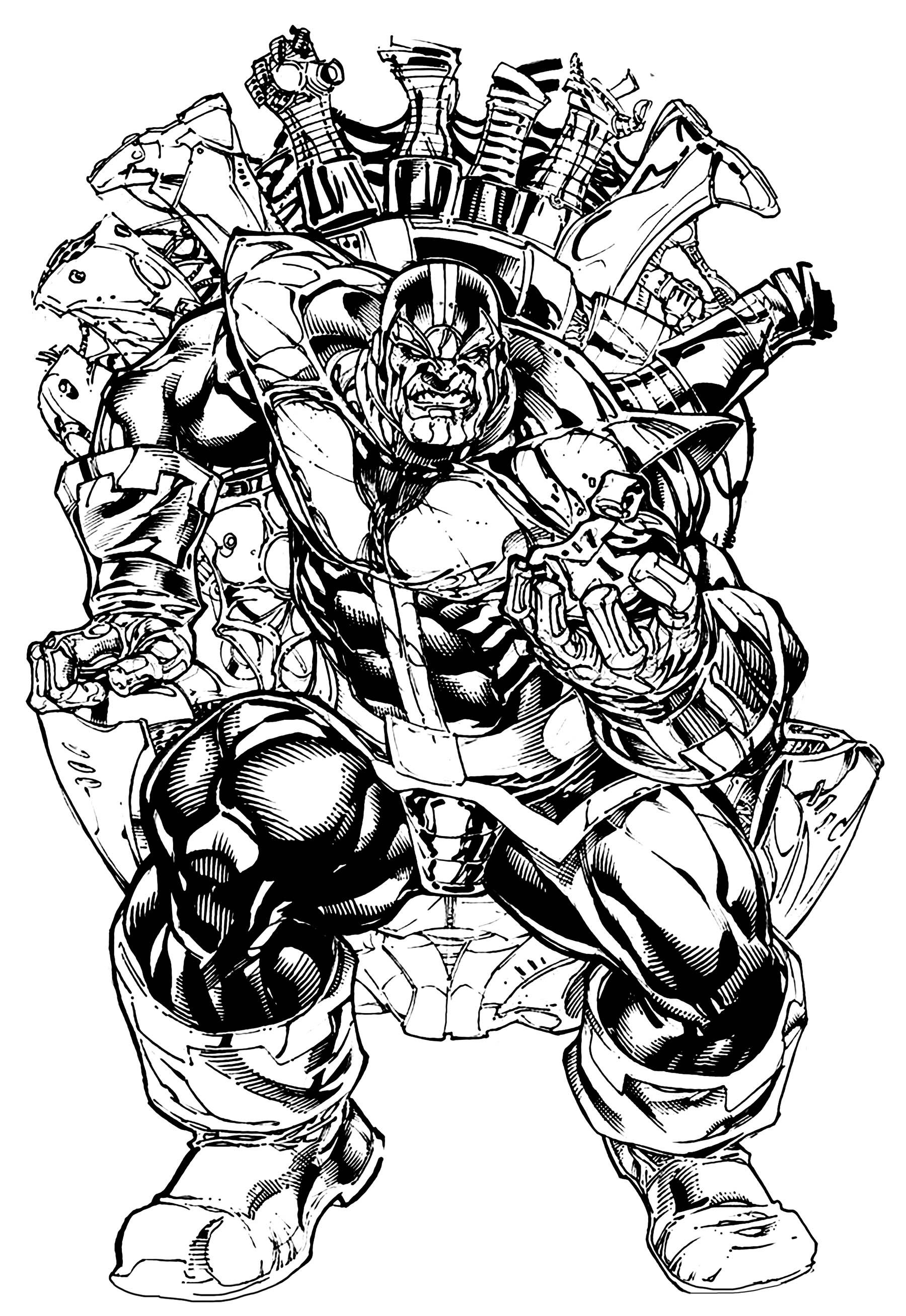 50 Adult Marvel Coloring Books 30