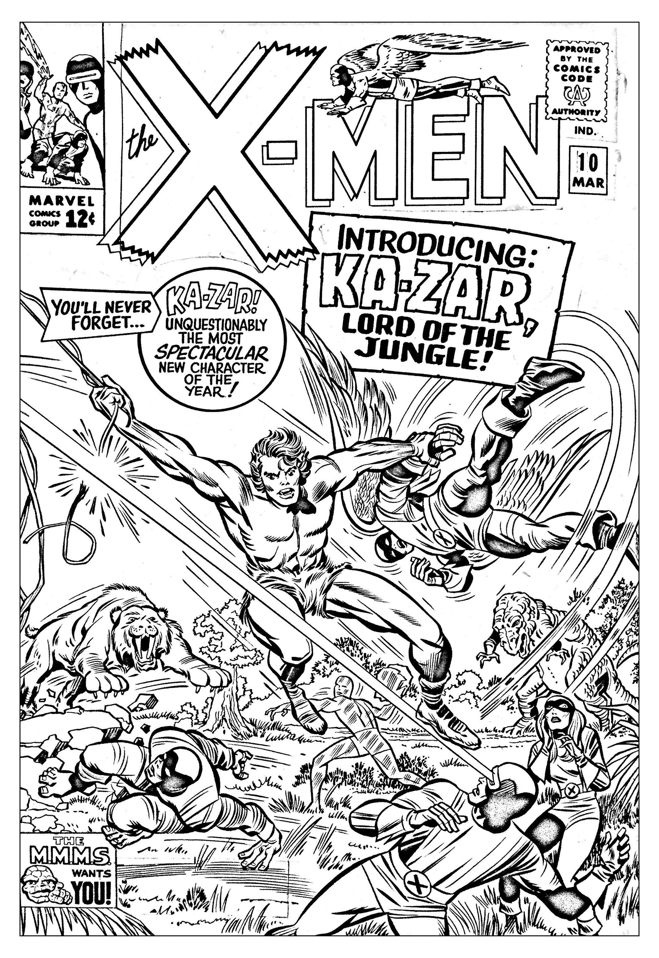 50 Adult Marvel Coloring Books 33