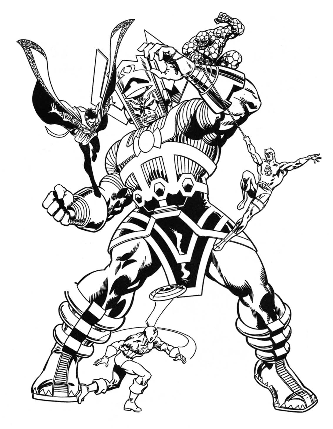 50 Adult Marvel Coloring Books 34