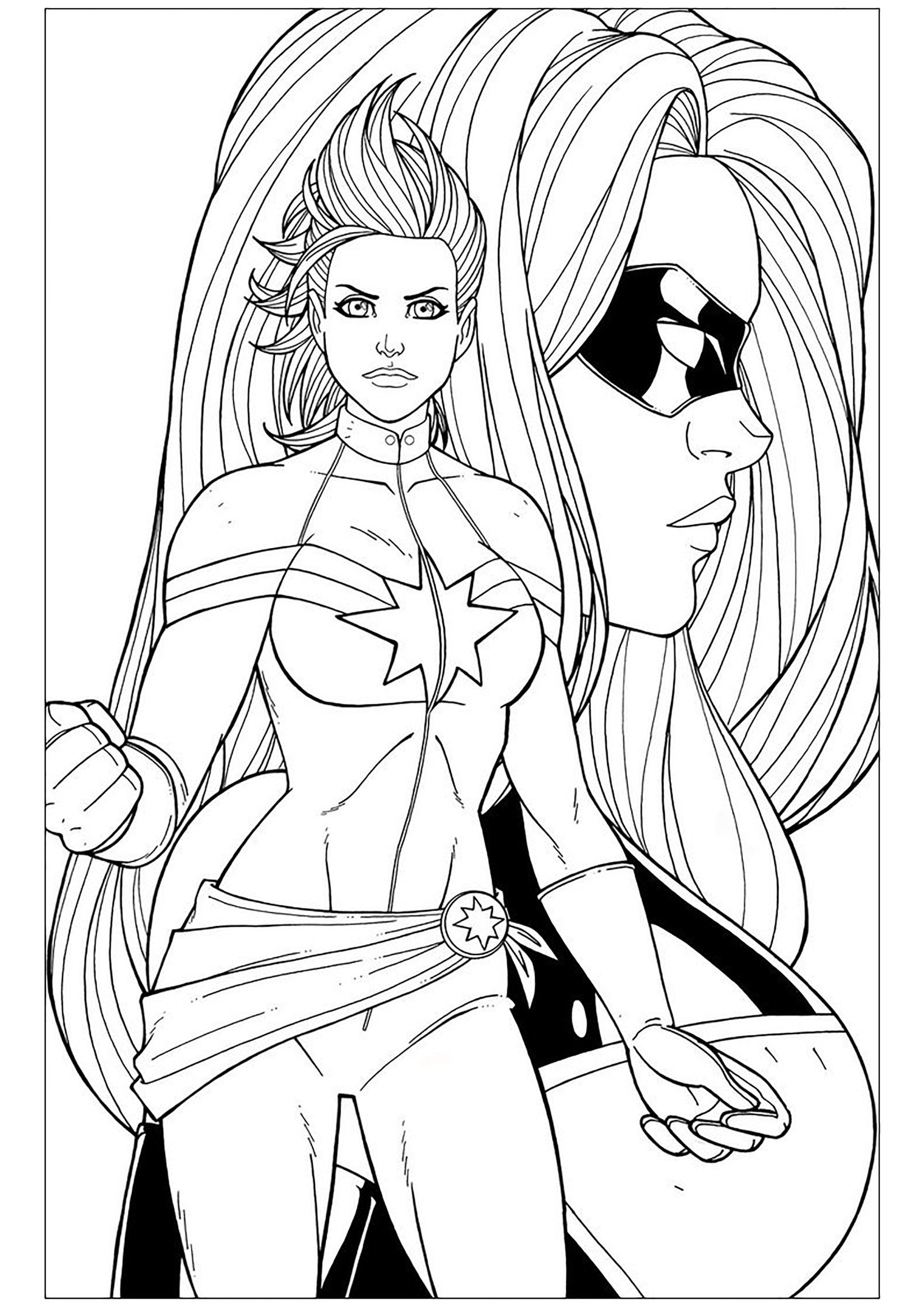 50 Adult Marvel Coloring Books 59