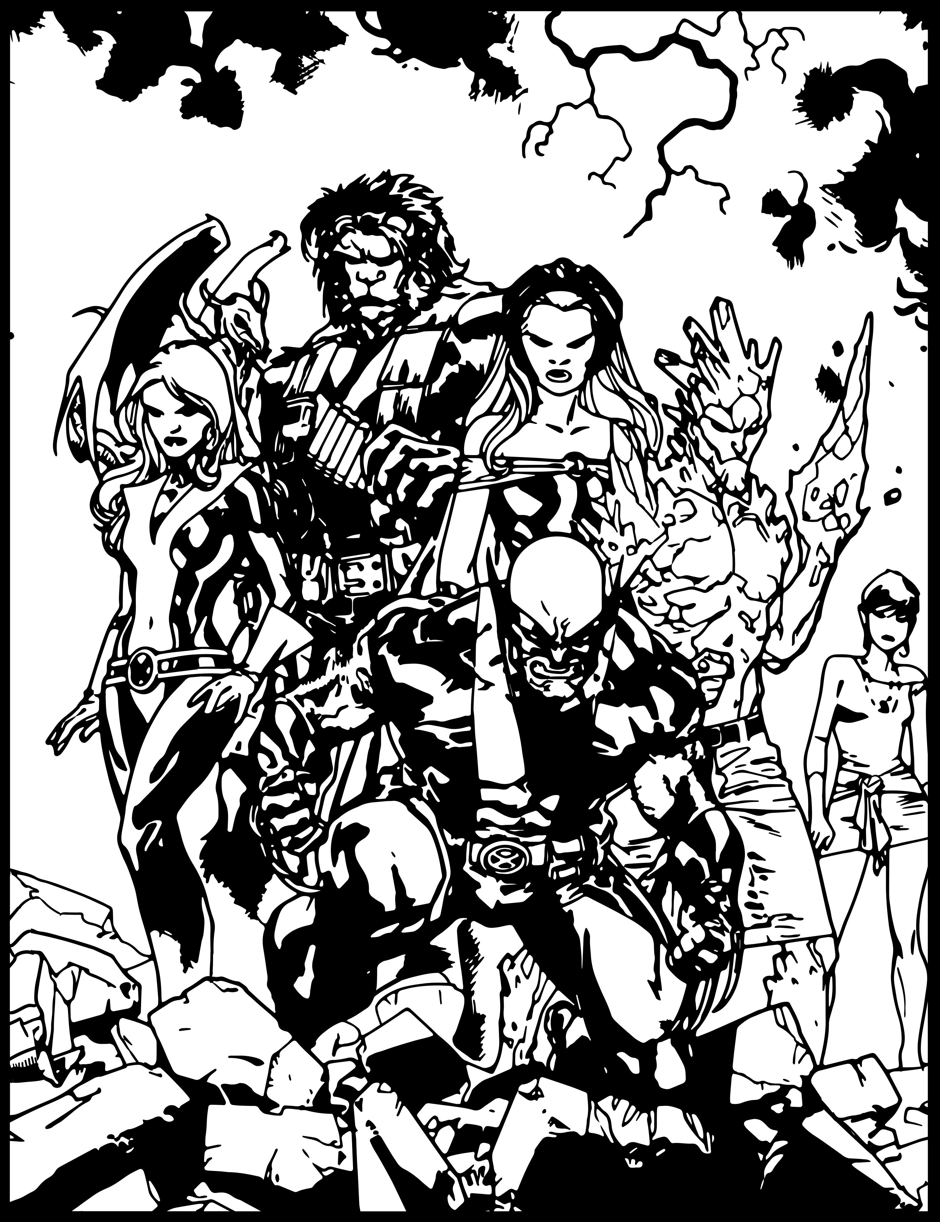 50 Adult Marvel Coloring Books 64